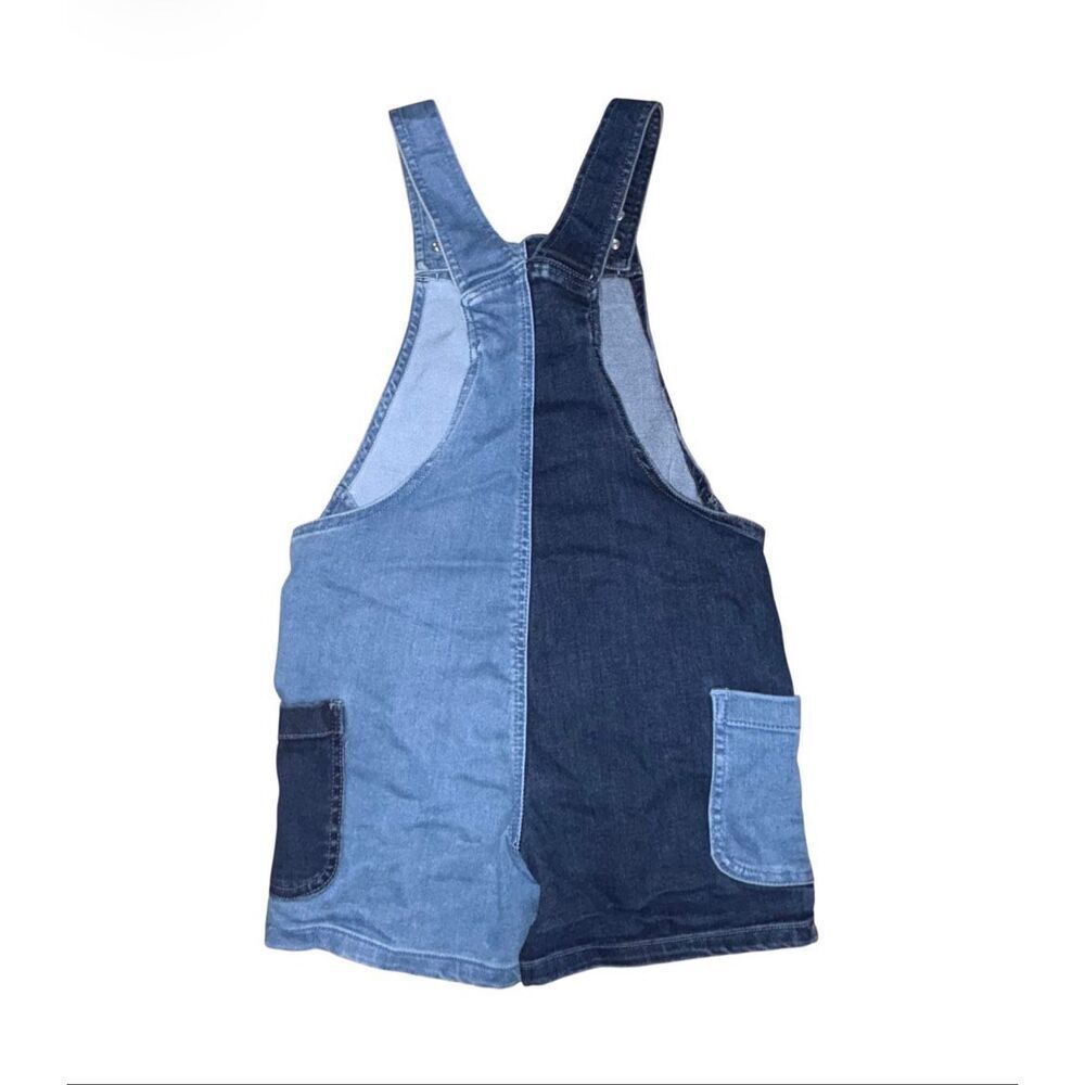 Epic Threads Colorblock Denim Shortalls - Picture 3 of 5